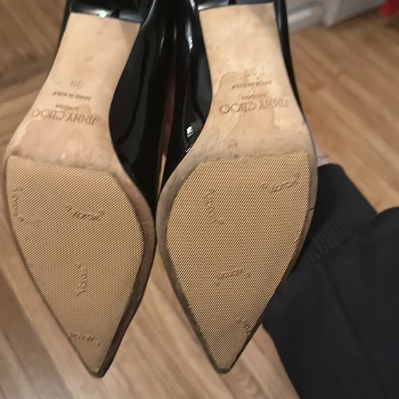 Amazing condition Jimmy Choo Agnes 247 in black patent